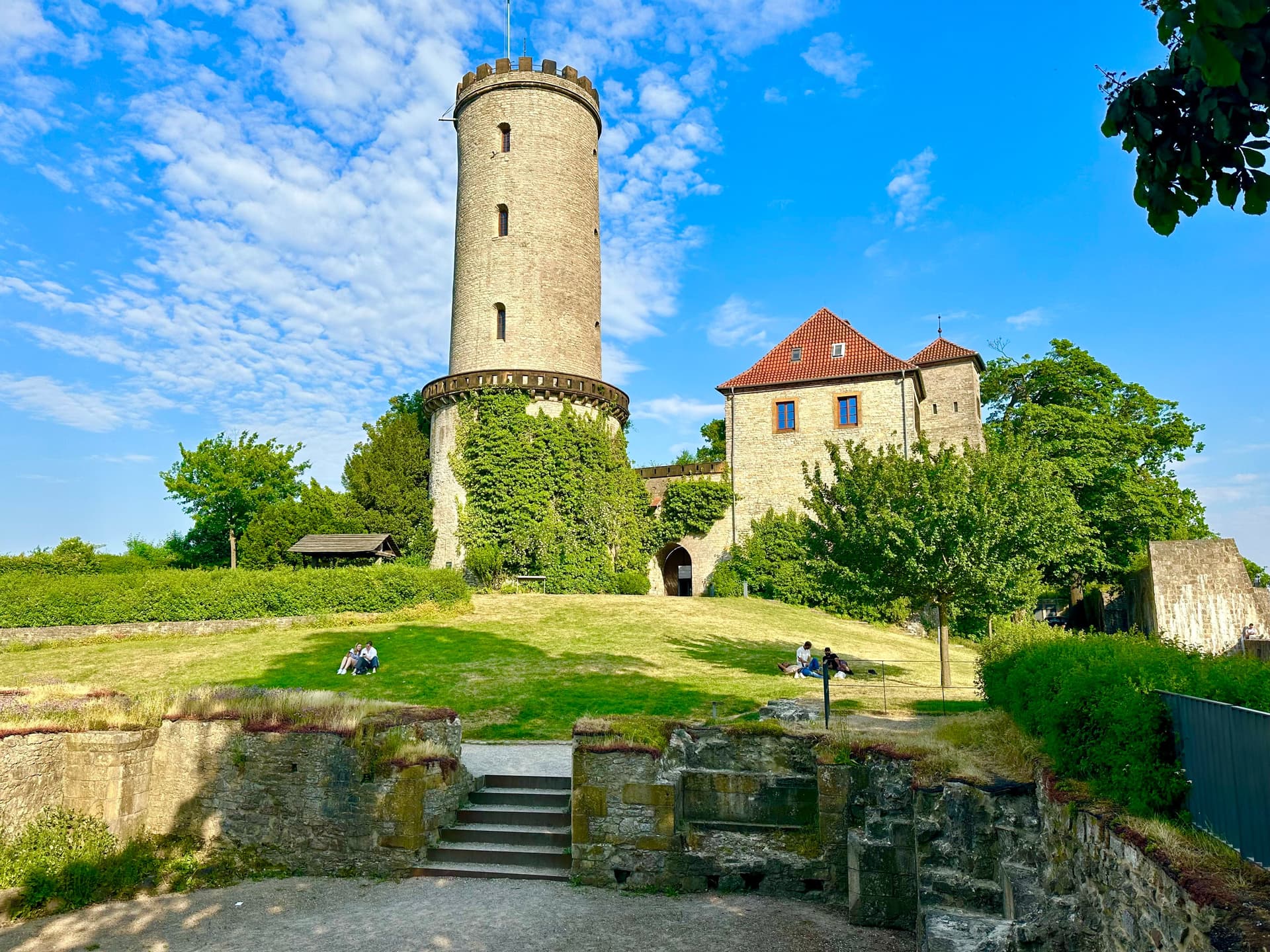 Bielefeld Sparrenburg und Stadtansicht