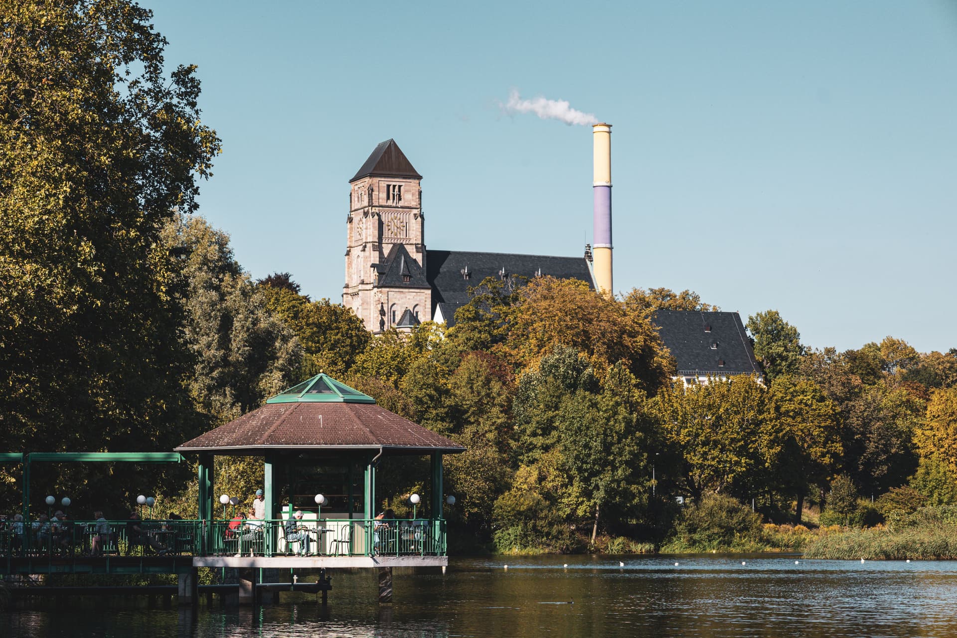 Chemnitz Stadtansicht und Zentrum