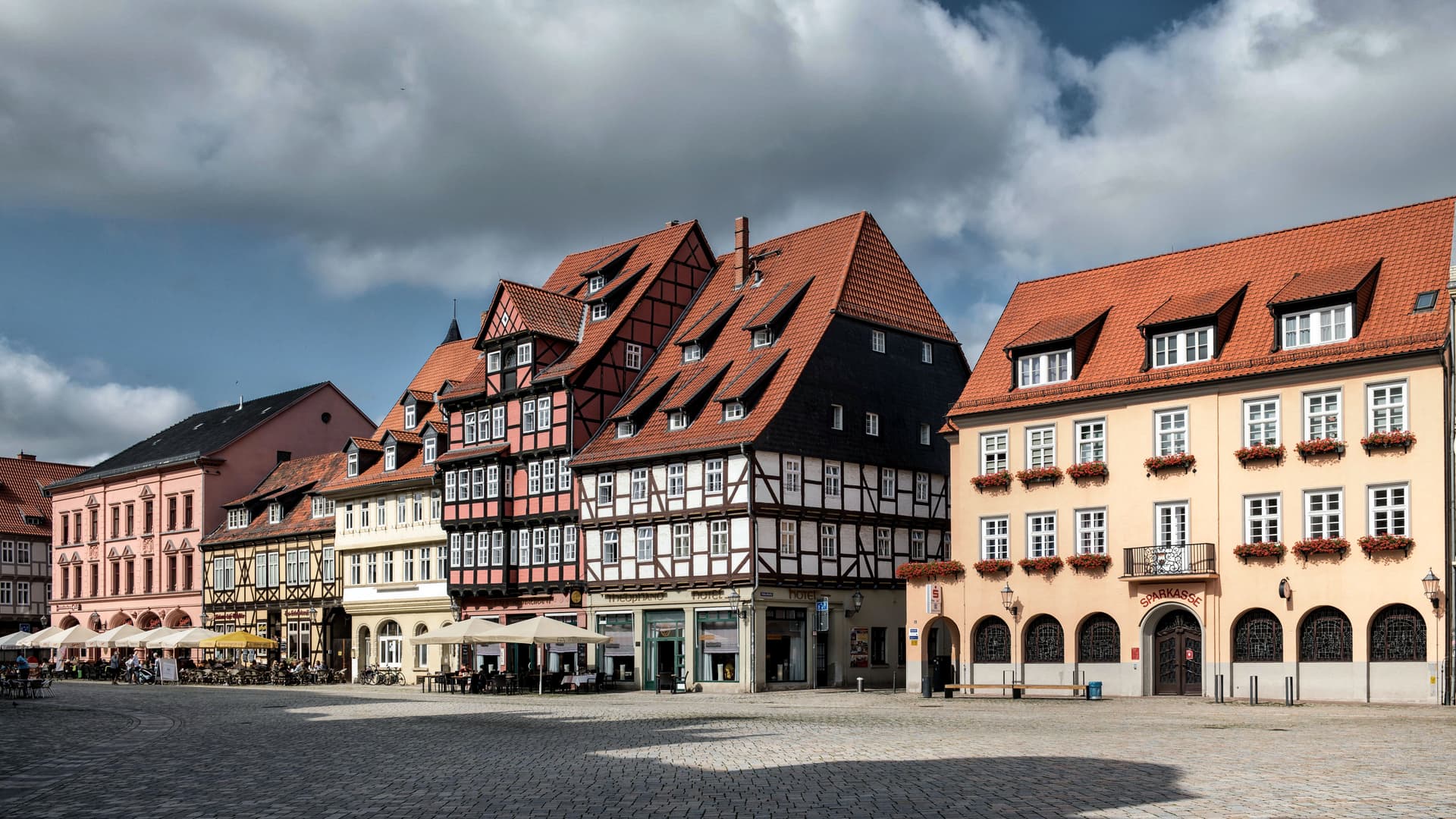 Marktplatz und Fachwerkhäuser in der Region Geilenkirchen